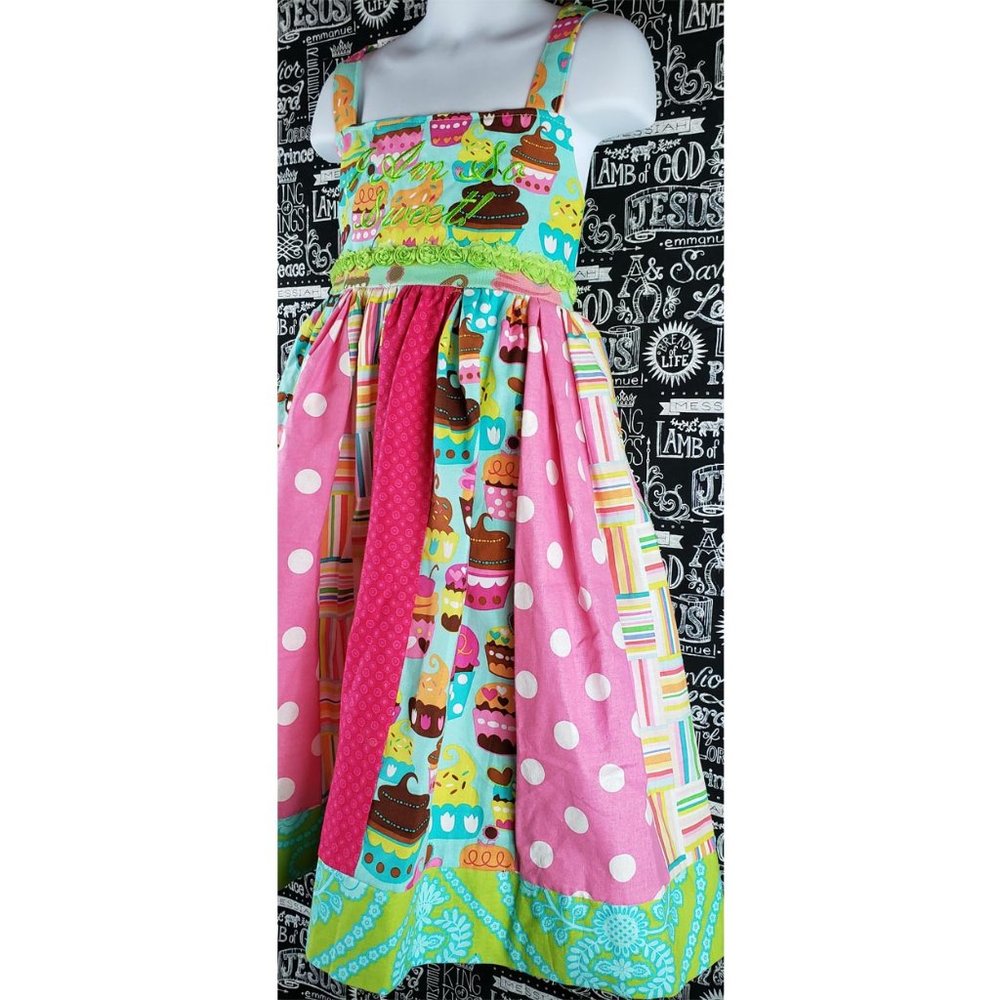 Boutique I Am So Sweet Cupcake Dress Size 6 - Picture 3 of 11